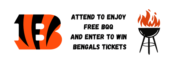 Attend and enjoy FREE BQQ and enter to Win Bengals tickets (1)