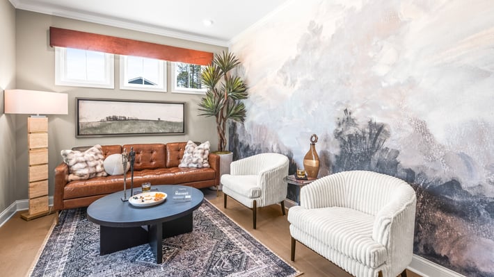 Wallpaper used in a Fischer Home
