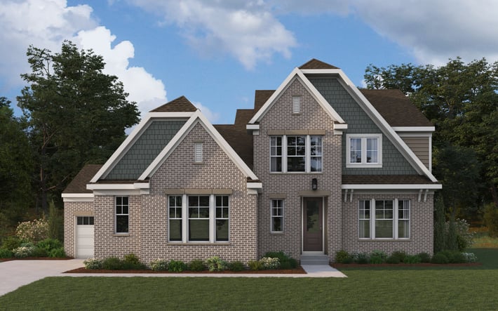 Finley-European Romantic-Brick-SL-Garage Left-Gen3-elev_MRN