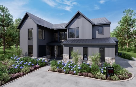 a photo of Fischer Homes exterior Holistic Retreat elevation