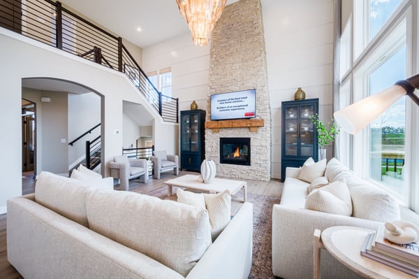 Fischer Homes Grandin Floorplan 2-Story Living Room