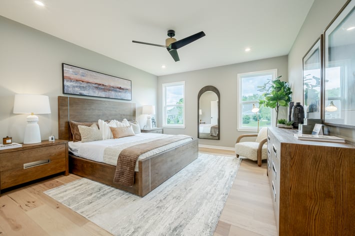 New Home Construction featuring a spacious owner's suite