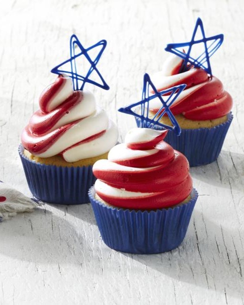 Stars and Stripes Cupcakes-2