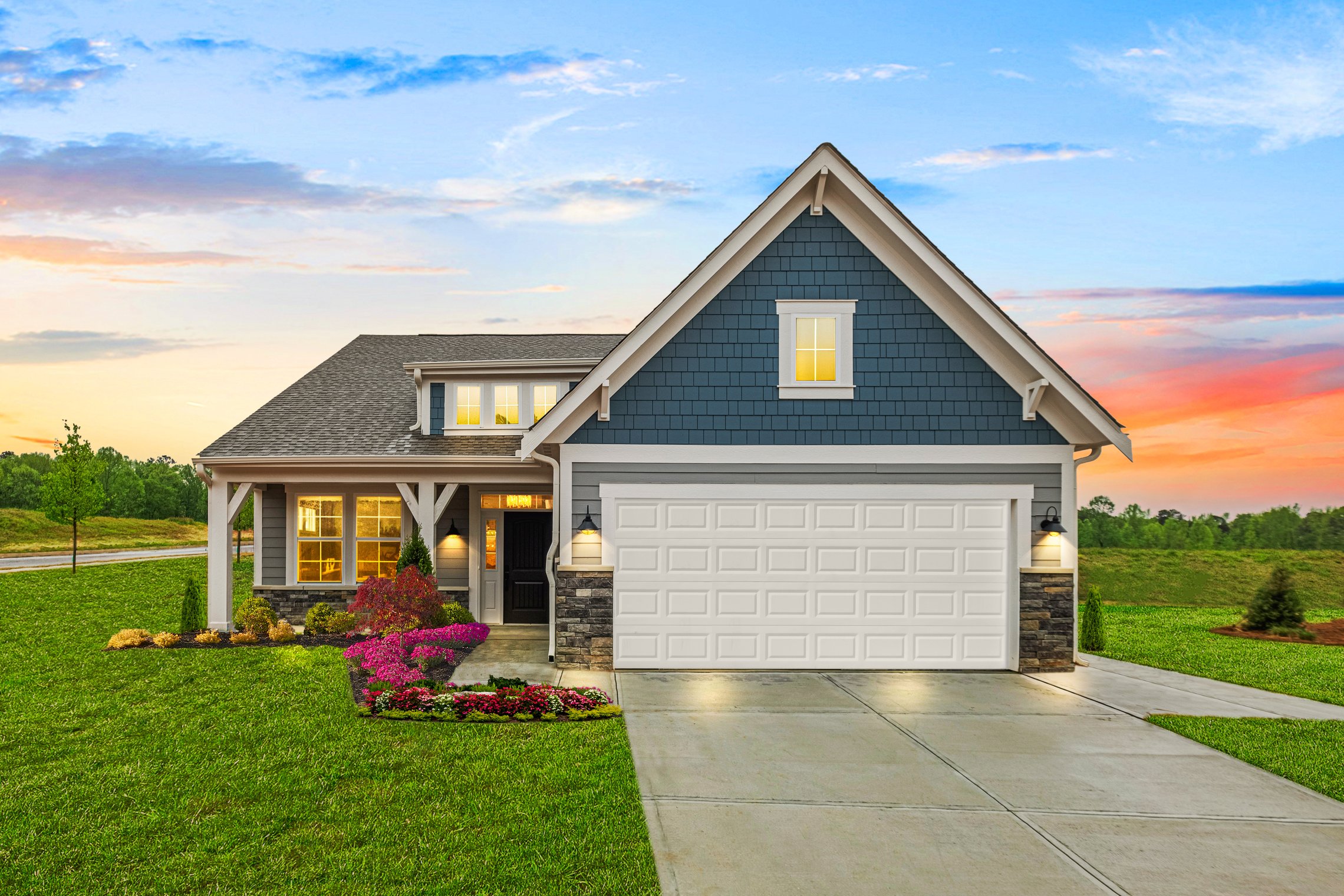 Fischer Homes First 55+ Active Adult Community Model Home!