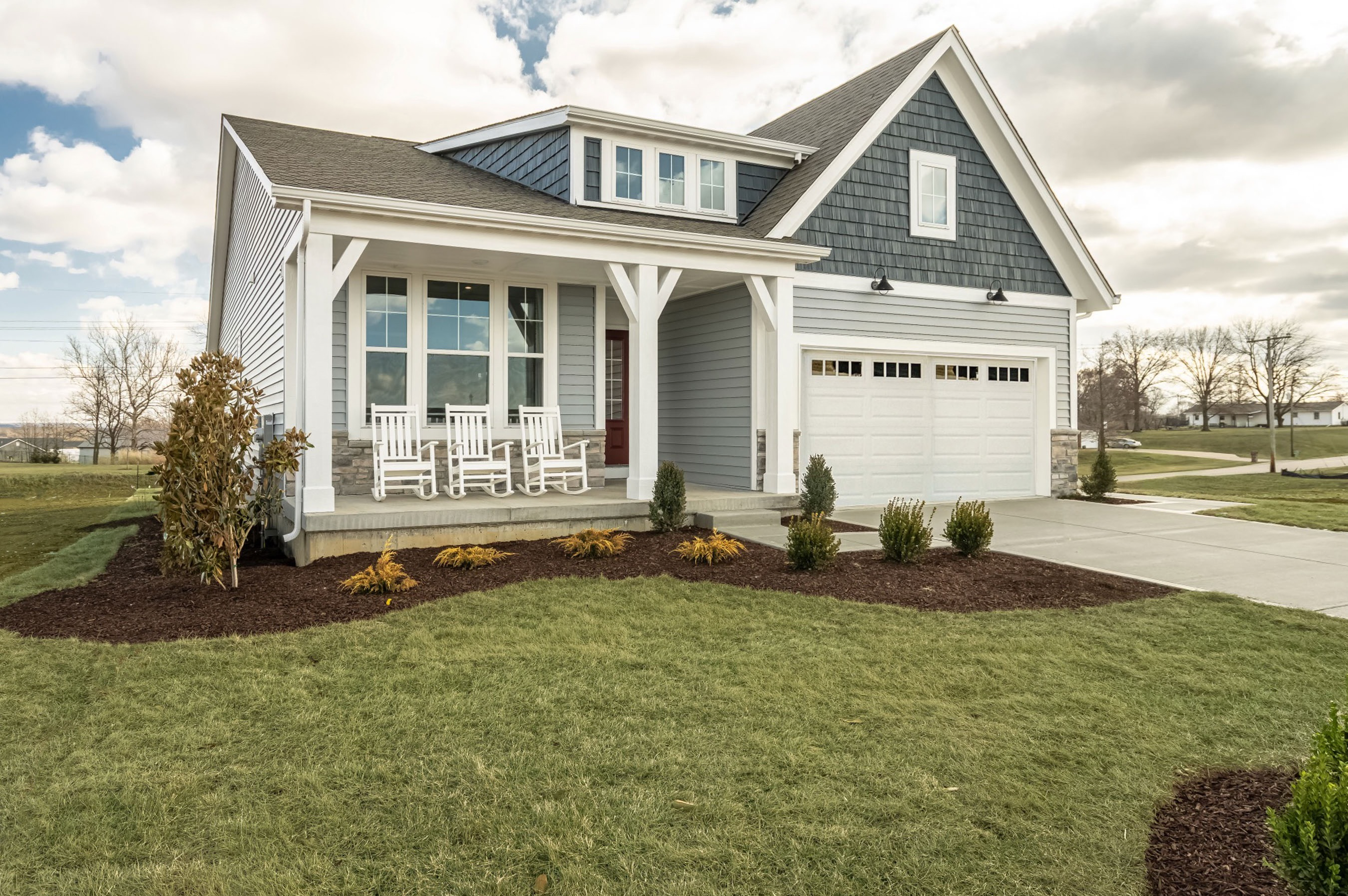 Riverdale Davinci new home side profile st.paul missouri